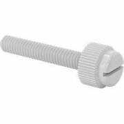 BSC PREFERRED Nylon Thumb Screw with Slotted Drive 8-32 Thread Size 1 Long, 100PK 94320A399